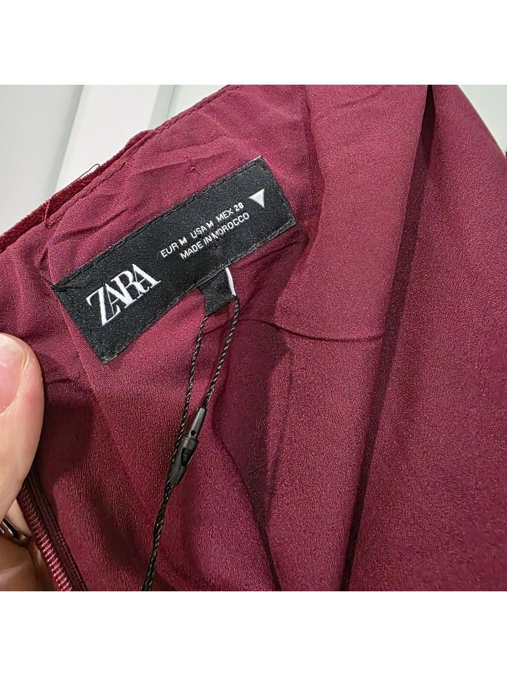 Zara VELVET BOW TOP - Picture 13 of 16